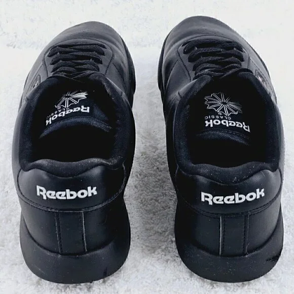 Reebok Classic Womens Princess Lite Shoes Size 8 Black - Picture 3 of 9